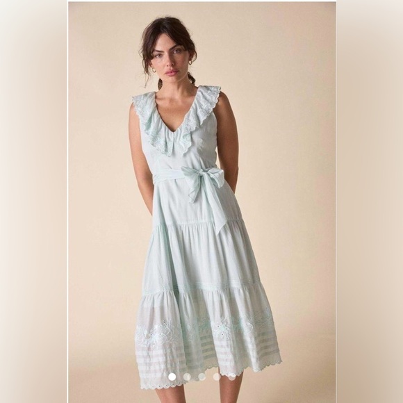 St. Roche Nightingale Dress in Minty (light green) Size 8/Medium NEW - Picture 10 of 13